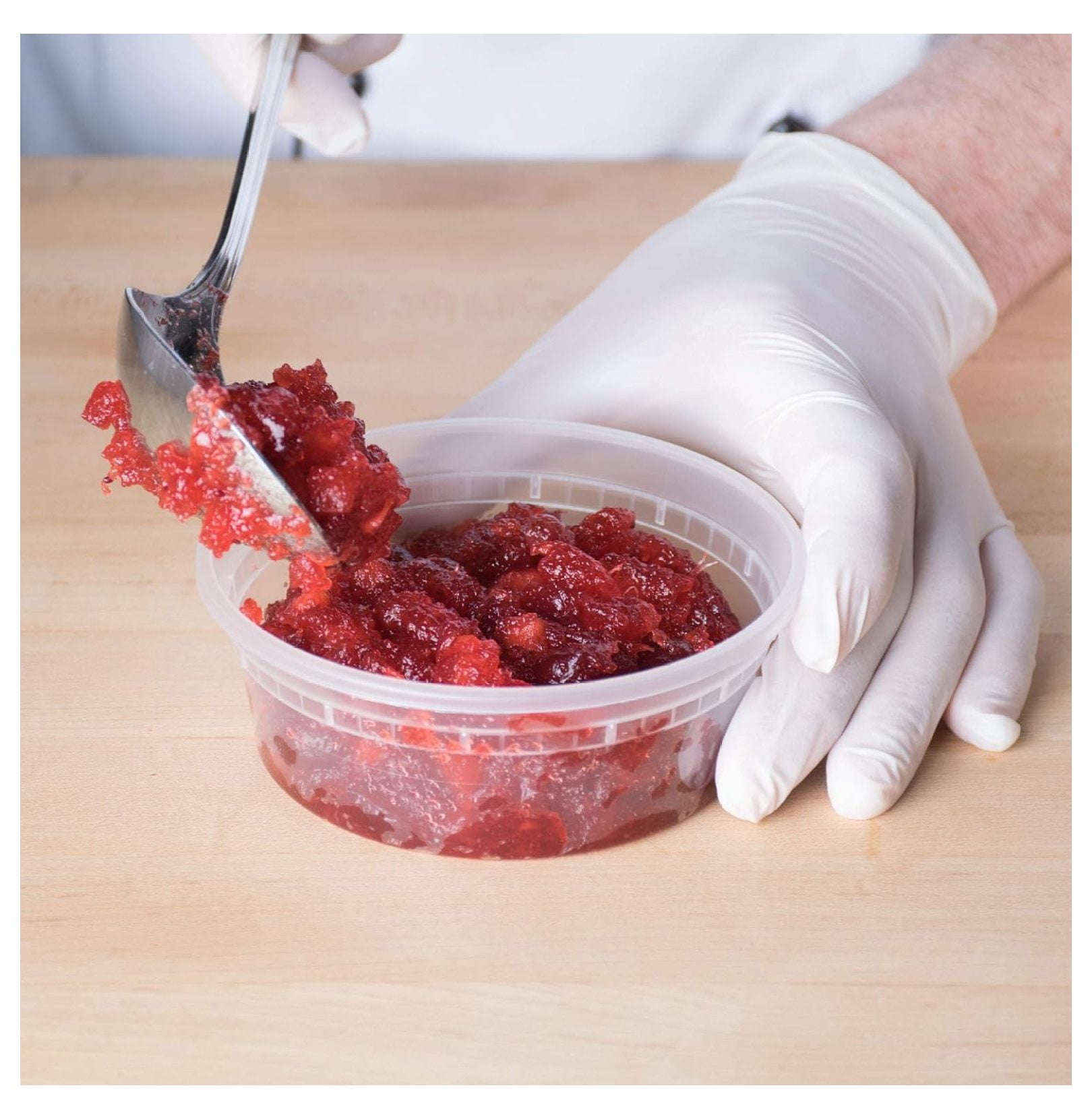 Microwavable Hot and Cold Translucent Plastic Deli Food Storage