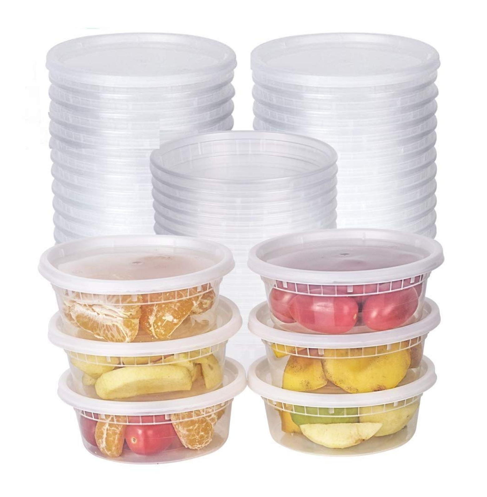 Microwavable Hot and Cold Translucent Plastic Deli Food Storage