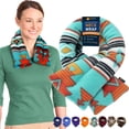 thumbnail image 1 of Microwavable Neck Heating Wrap Filled with Wheat, Canyon Turquoise, 1 of 9