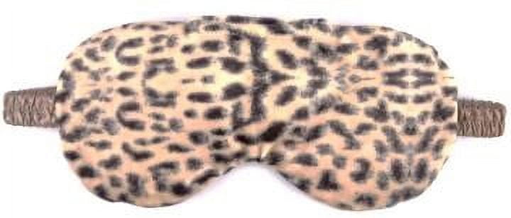 Microwavable Warming Sleep Mask - Cheetah