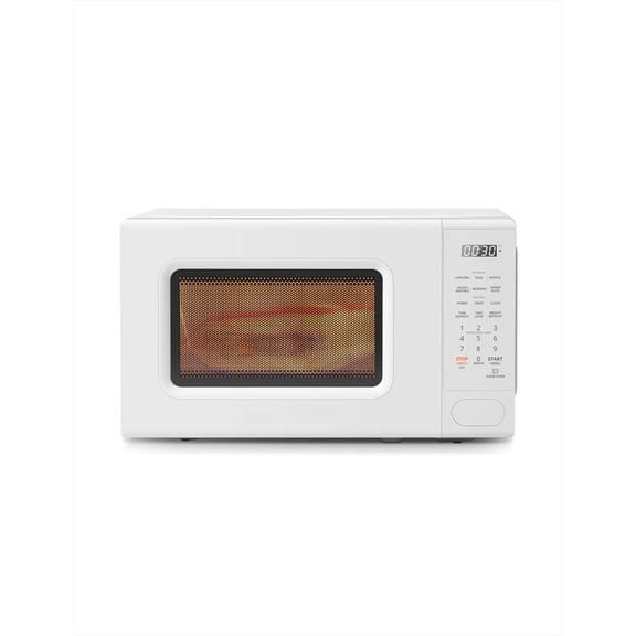 Microwave with 11 power levels, Fast Multi-stage Cooking, Turntable Reset Function Kitchen Timer, Speedy Cooking Weight/Time Defrost, Memory function, Children Lock, 700W