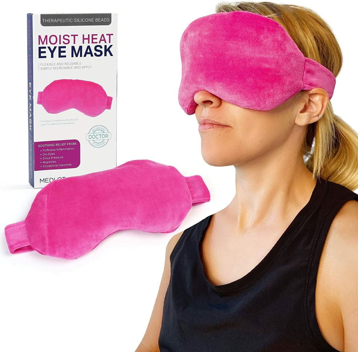 Microwave Activated Moist Heat Therapy Dry Eye Blepharitis Stye MGD