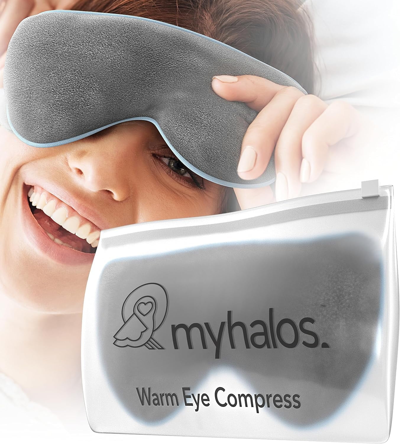 Microwave Activated Warm Eye Compress for Dry Eyes, Blepharitis & Stye ...