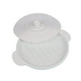 thumbnail image 1 of Microwave Bacon Cooker, Microwave Bacon Tray with Splatter Lid, Silicone Cookware Accessories with Cover, Make Crispy Bacon/Roast Meat in Few Minutes, Quick and with No Mess, 1 of 8