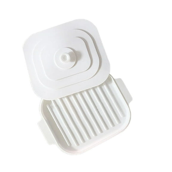 Microwave Bacon Cooker | Splatter Proof Crisper Tray with Lid Silicone Kitchen