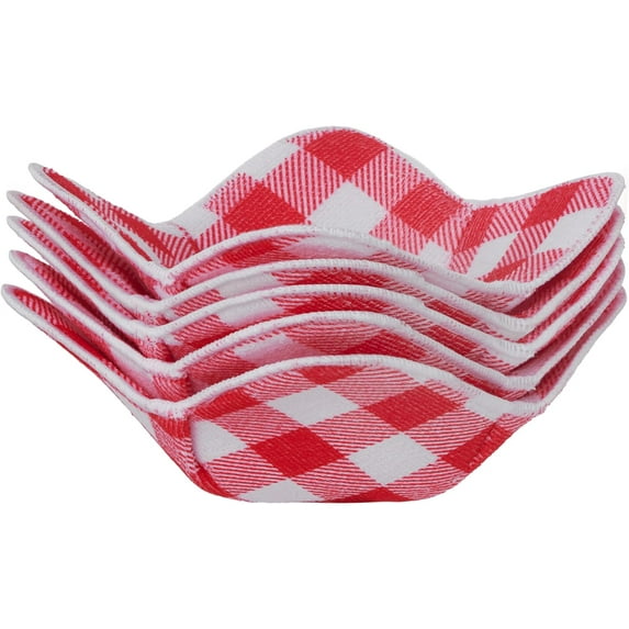 Microwave Bowl Holder Set of 5 Hot Bowl Holders Heat Insulated Microfiber & Sponge Heat Resistant Bowl Cozies for Hot & Cold Food Bowl Holder for Soup, Pasta, Noodles & Rice Bowl