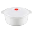 thumbnail image 1 of Microwave Bowl with Lid, Heating Dish for Noodles And Soup, Storage Plate with Handle, Easy Microwave Cookware for Dorm And Kitchen Use, Microwave-Safe Soup Bowl/Rice Steamer*1, 1 of 6