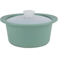 thumbnail image 1 of Microwave Bowl Silicone Steamer for Baby Food, Microwave Steamer for Vegetables, Silicone Food Bowl with Lid Dishwasher & Oven Safe (Green, Small), 1 of 10