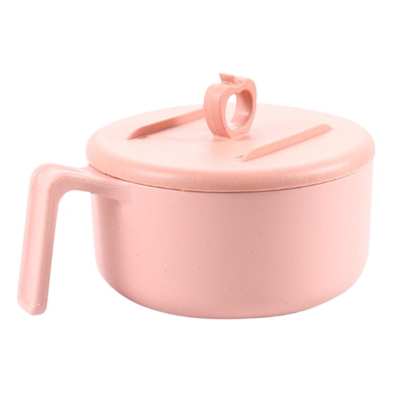 Microwave Reusable Bowl With Lid For Ramen Pasta Indoor Tableware Drain Function Phone Stand Design