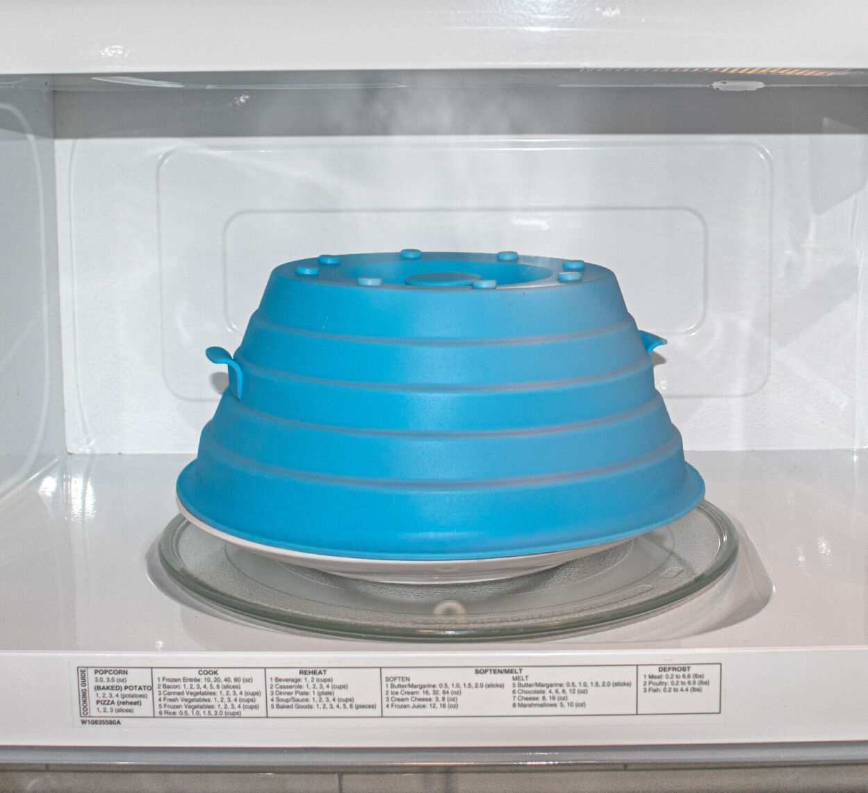 Microwave Collapsible Silicone Cover Lid Hovering Anti