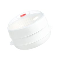 Microwave Cooking Container With Visible Steam Vent Thickened Wall For Kitchen Use