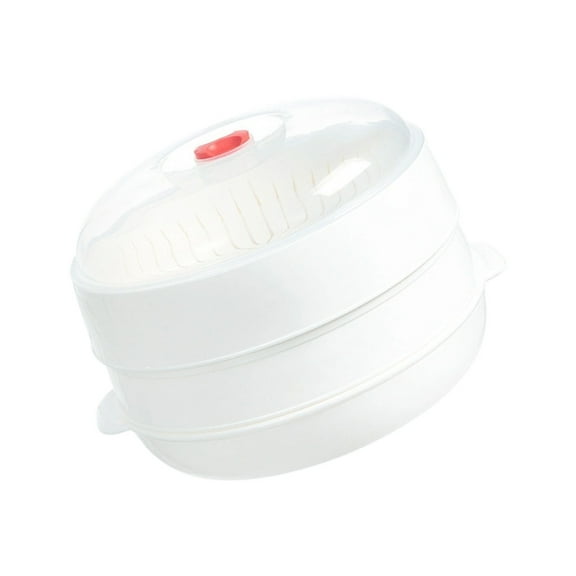 Microwave Cooking Container With Visible Steam Vent Thickened Wall For Kitchen Use