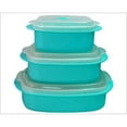 thumbnail image 1 of Microwave Cookware Set  Turquoise, 1 of 1