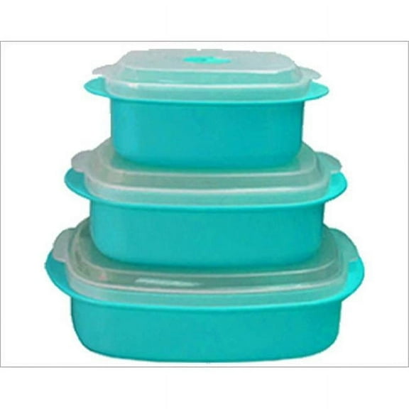 Microwave Cookware Set  Turquoise