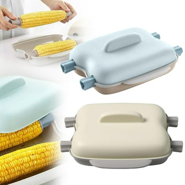 Microwave Corn On The Cob Cooker, Dishwasher Safe, Airtight Lid Corn On The Cob Microwave Steamer, Food Grade Bpa Free Steamer, Easy & Fast Way To Steam Corn In The Microwave, Dishwasher Safe