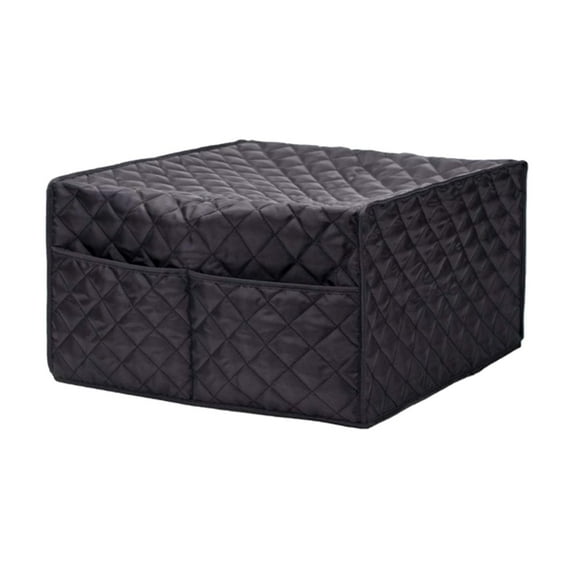 Microwave Cover Dust Protective Case Stain Resistant Countertop Ovens Covers Roaster Oven Outside Protector Black