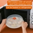 thumbnail image 1 of Microwave Cover for Food 9-Inch Microwave Splatter Cover Food-grade Heating Lid Microwave Plate Cover with Perforated Steam Vents, Easy Grip Handle (2 PACKS), 1 of 6