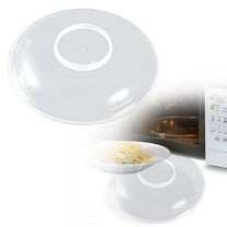 Microwave Cover For Food BPA-free and Melamine Free Plastic Splatter Microwave Cover,7-Inch,Clear