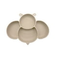 thumbnail image 1 of Microwave & Dishwasher Safe Silicone Baby Plates, Divided Suction Plates for Controlled Portions, Non-Slip for Stable Feeding, Separate Compartments for Varied Diets, Stylish, 1 of 5