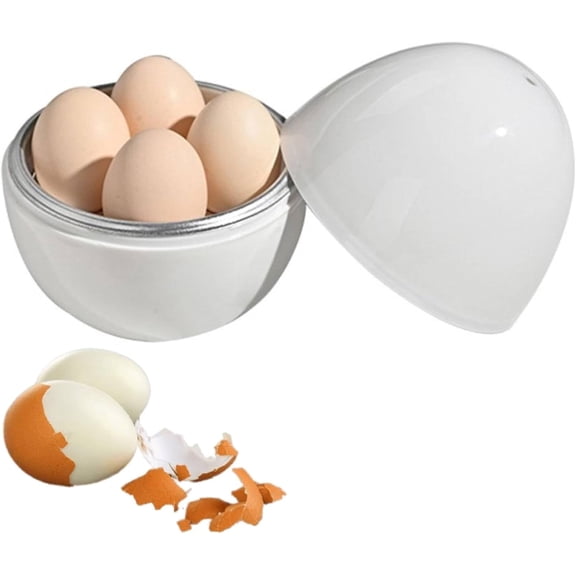 Microwave Egg Boiler,Boiled Egg Poachers,Rapid Egg Cooker Microwave Boiled Egg Maker for Hard Soft Boiled Egg Cooker Steamer