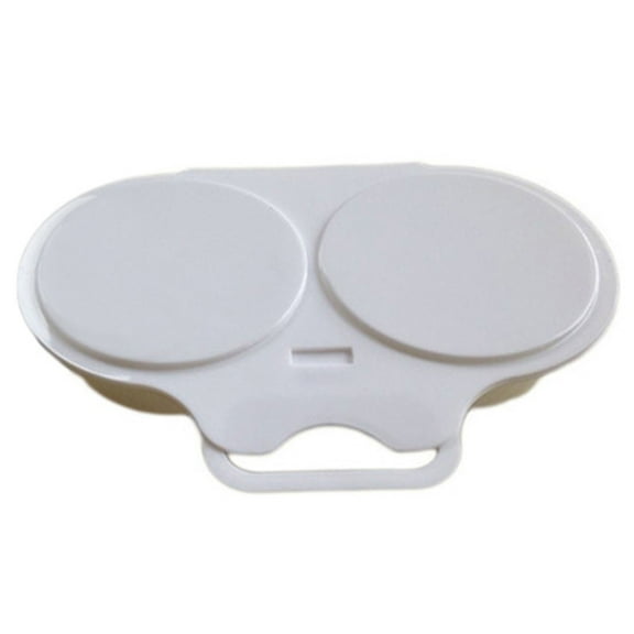 Microwave Egg Cooker Plastic Steamer Dual-Compartment Poached Egg Maker Non-Stick Breakfast Maker 2-In-1 Device