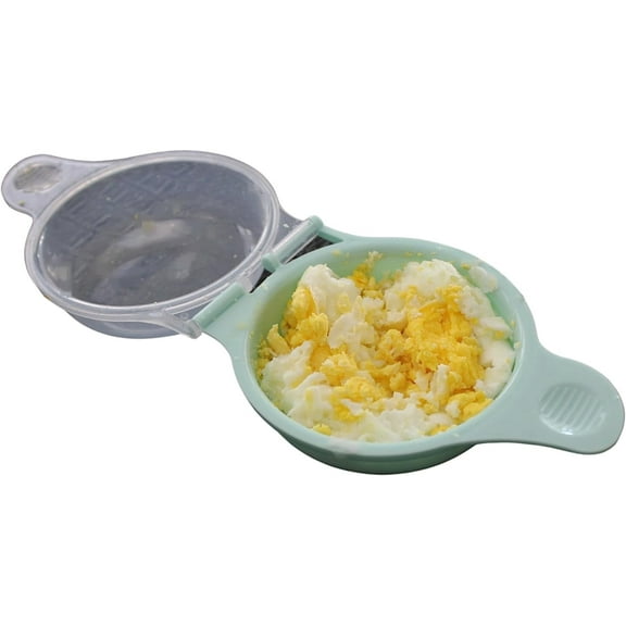 Dependable Industries Nonstick Plastic Microwave Egg Poachers, 3-Count