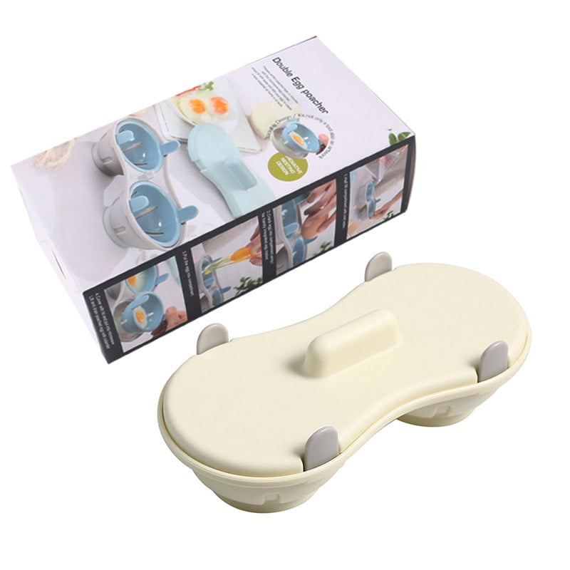 Microwave Egg Poacher and Steamer, Penguin-Shaped Multi-Functional Egg Cooker for Poached and Boiled Eggs, Heat-Resistant BPA-Free Steaming Tool for Quick Breakfast & Meal Prep, Arctic White