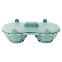 Microwave Egg Steamer, 2025 Upgraded Microwave Egg Cooker, Breakfast Double Row Egg Cooker, Microwave Egg Poacher 2 Eggs, Poached Egg Steamer, Kitchen Cooking Gadgets (Green)