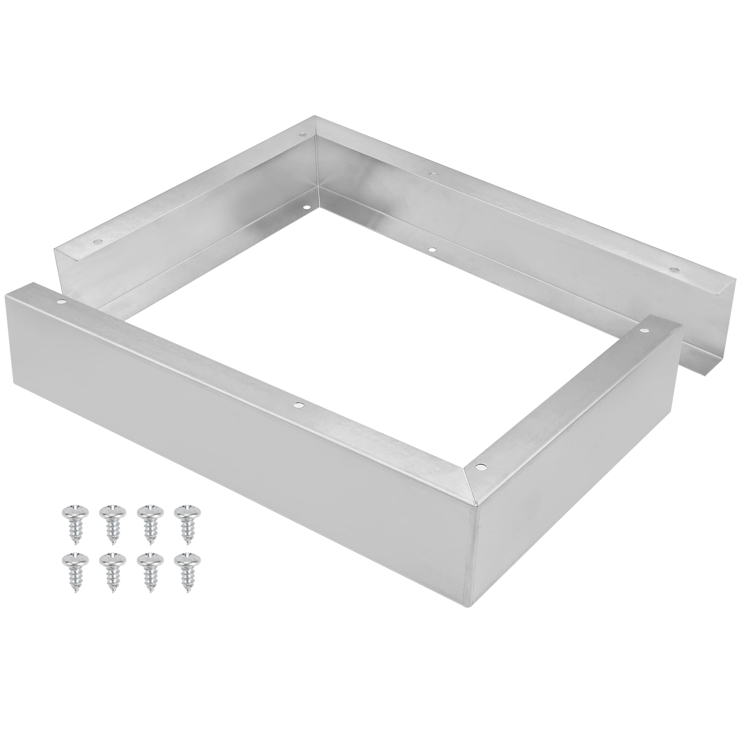 Microwave Filler Kit 2.95”W Stainless Steel Microwave Trim Kit Replaces Whirlpool 8171339 - Universal Microwave Trim Kit Fits Most Brands - Fills Over the Range Oven Cabinet Gap - 15.75”H x 10.75”D