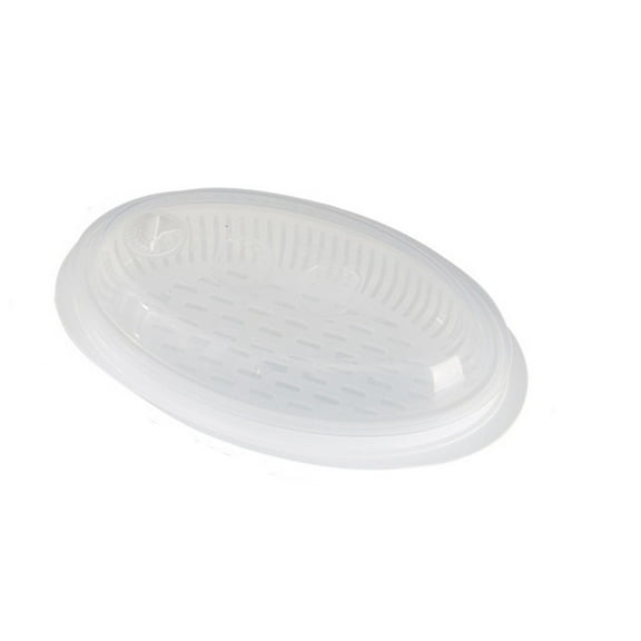 Microwave Fish Steamer Container Craft Kitchen for Easy Seafood Preparation