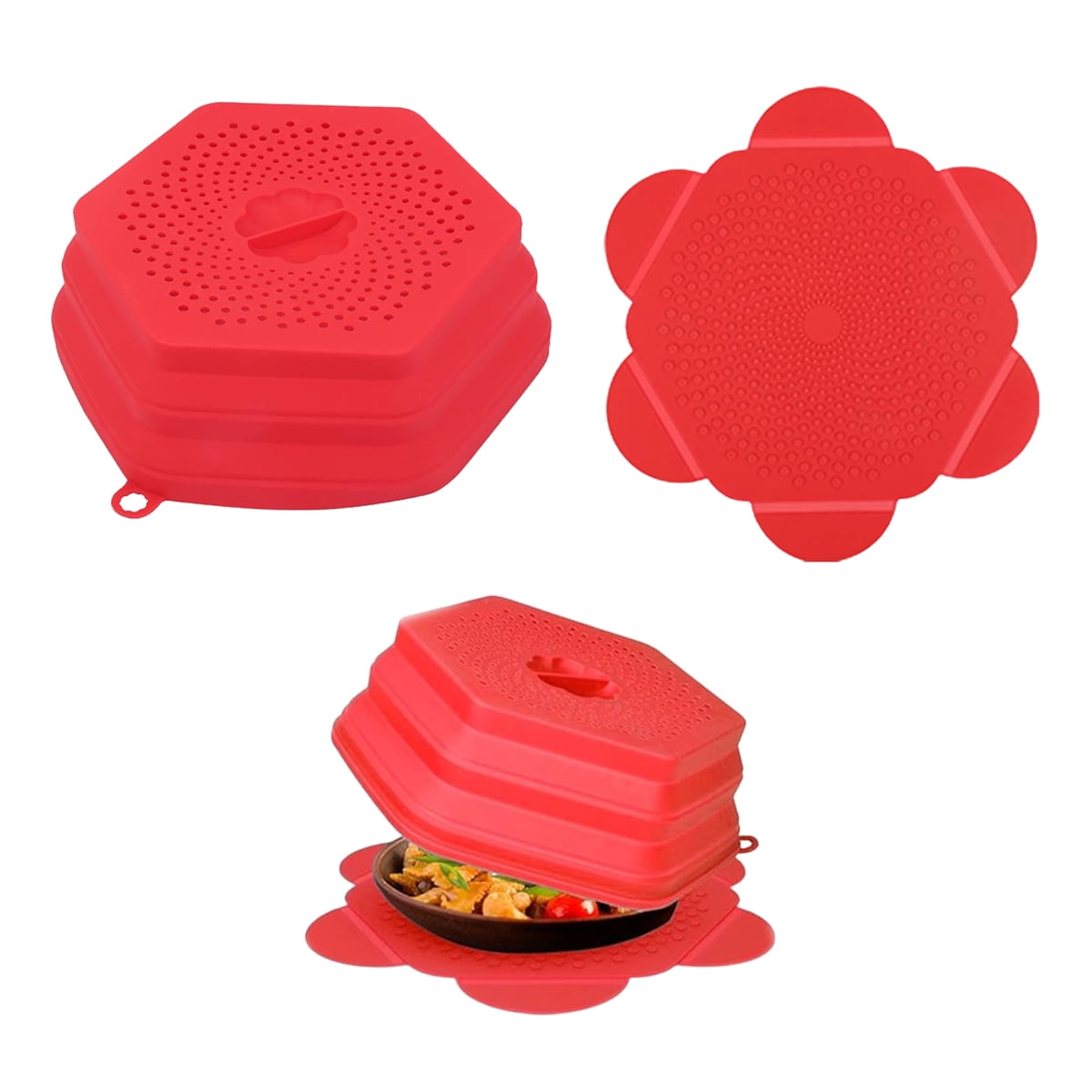 Microwave Small Collapsible Microwave Cover For Food Silicone