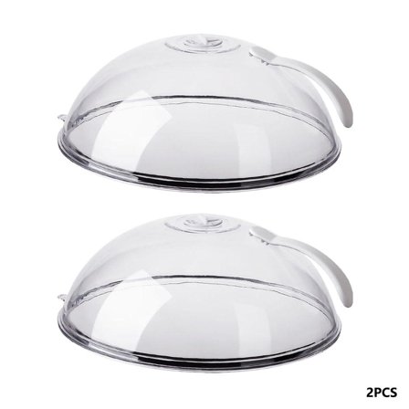 Microwave Food Dish Anti-Splatter Cover Guard Lid With Steam Vents Plate kol0