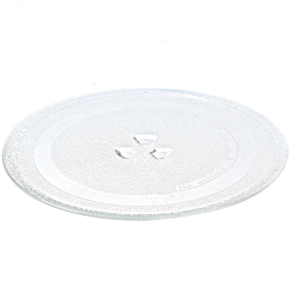 Microwave Glass Turntable 24.5cm Y-Base Heatproof Rotating Plate Dishwasher Safe Replacement