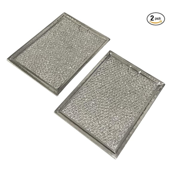 Microwave Grease Filter 2-Pack - Compatible with Sharp R-1872T, R-1874, R-1875 Models - Bottom Mount Replacement Filters - Extend Microwave Life