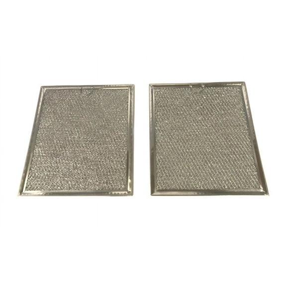 Microwave Grease Filter - Two Pack Compatible With GE Model Numbers JVM1651WB002, JVM1651WB003, JVM1651WB004