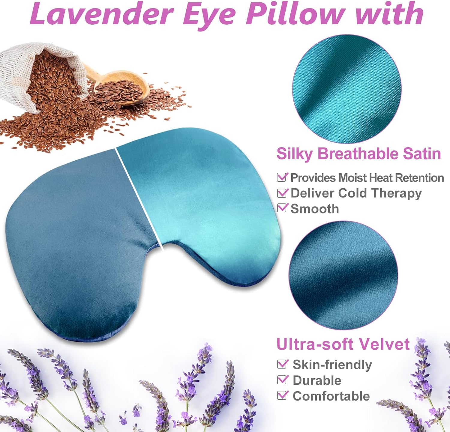 Microwave Heating Pad, Face Eye Mask Microwavable For Dry Eyes