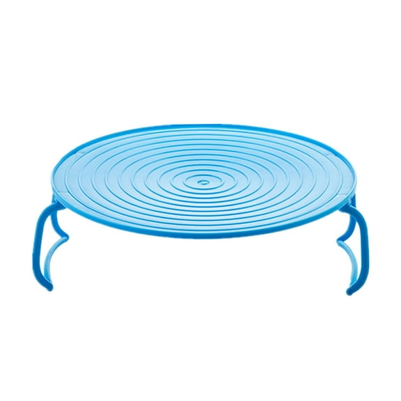 Microwave Heating Rack, Layered Steam Tray, Multifunctional Double Insulated Pan Mat, Durable Non-Stick Dishwasher Safe Compact Design