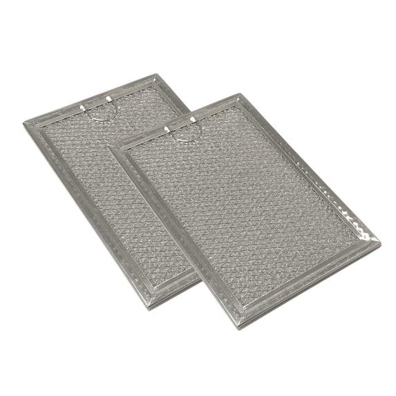 Microwave Heavy Duty Grease Filter Two Pack Compatible With GE Model Numbers JVM3160DF8WW, JVM3160EF8ES, JVM3160RF8SS