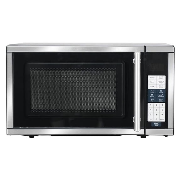 Microwave Oven 0.7 Cu.Ft 700W Countertop, Compact Microwave with Auto Menus, 10 Power Levels, Child Lock, Space Saving for Dorm, RV, Small Kitchen
