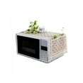 thumbnail image 1 of Microwave Oven Cover Dustproof Cotton Machine Protector Decorative Kitchen Appliance Cover with Side Storage Pockets 13.7x39.3inches, 1 of 6