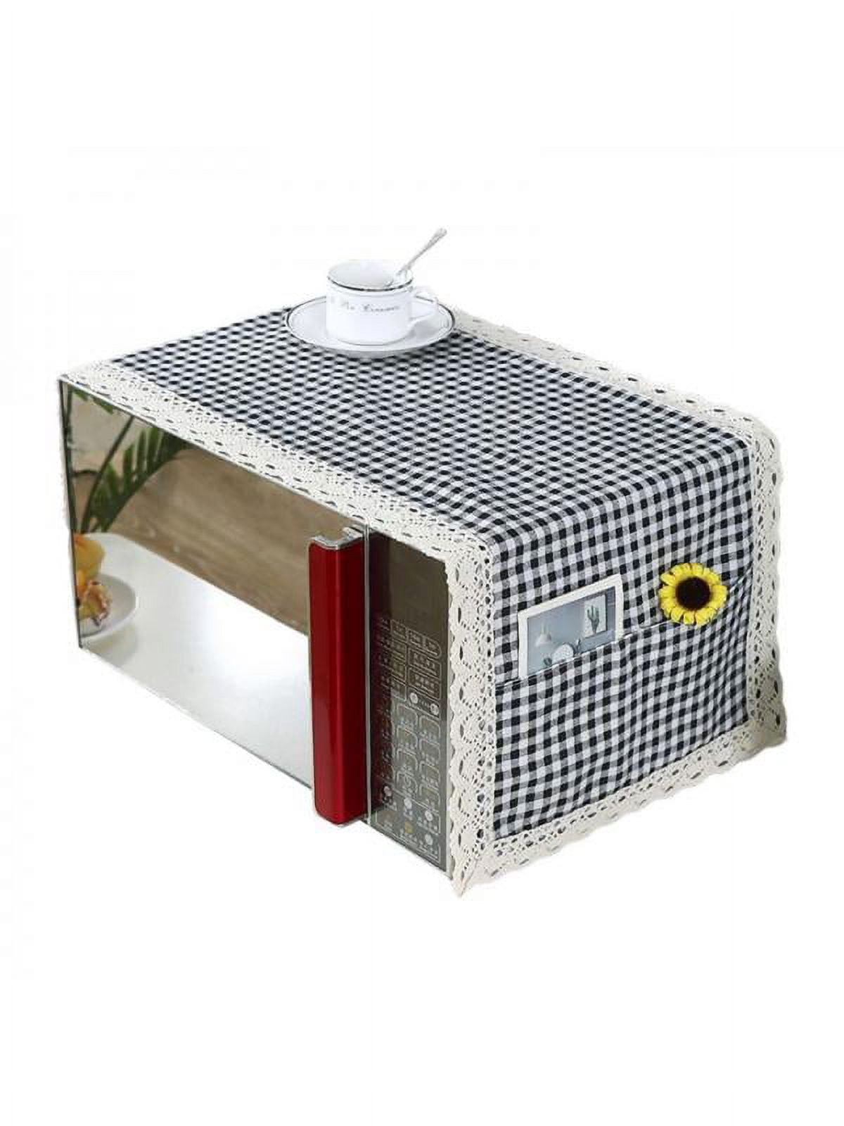 Kitchen Machine Cover Microwave Oven Cover Dustproof Cotton Machine Protector Decorative ...