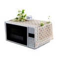 thumbnail image 1 of Microwave Oven Cover With Storage Pockets,Linen Printing Fabric Anti-oil Dustproof Cloth, 1 of 6