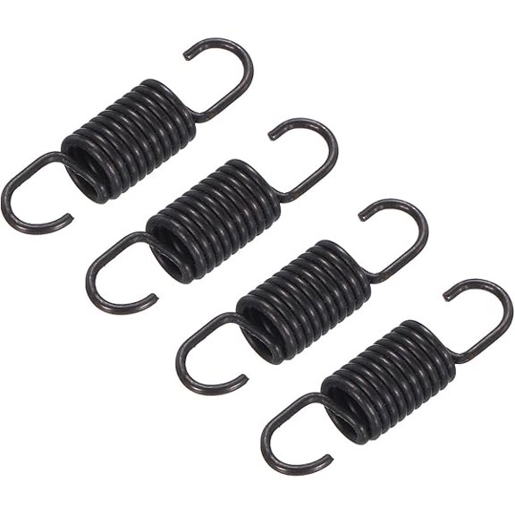 Microwave Oven Door Spring Universal Latch Spring Aluminum 7MM Compatible for Oven Stove Range Black 4PCS - Multi-Functional High-Efficiency Design for Modern Kitchen Household Cleaning