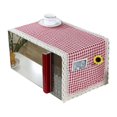 thumbnail image 1 of Microwave Oven Dustproof Cover Microwave Protective Cover,Anti-Dust Linen Fabric Microwave Oven Cover Dustproof Cloth Cover with Storage Pockets Kitchen Toaster Appliance Protector, 1 of 10
