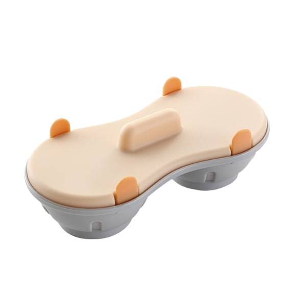 Microwave Oven Egg Steamer Container With Lid For Quick Cooking And Easy Breakfast Preparation