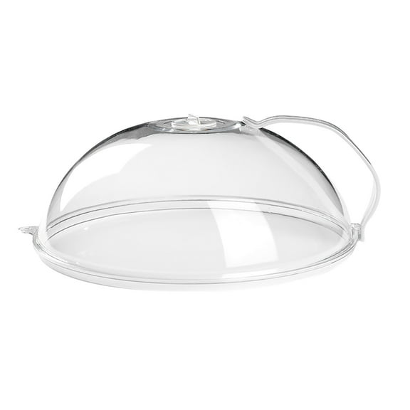 Microwave Oven Food Cover, Upgraded Wide Design 26X10Cm, Heat Resistant Up To 200°C High-Temp Safe Pc Material Steam Proof Easy To Clean