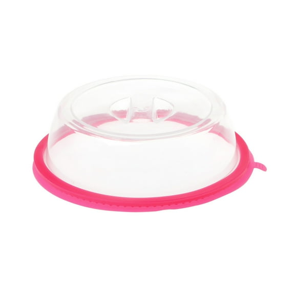 Microwave Oven Plate Cover Non Plastic Clear Dish Lid Table Dustproof
