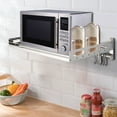thumbnail image 1 of Microwave Oven Rack Wall Mount Oven Bracket Stainless Steel Cooker Holder Shelf, 1 of 10