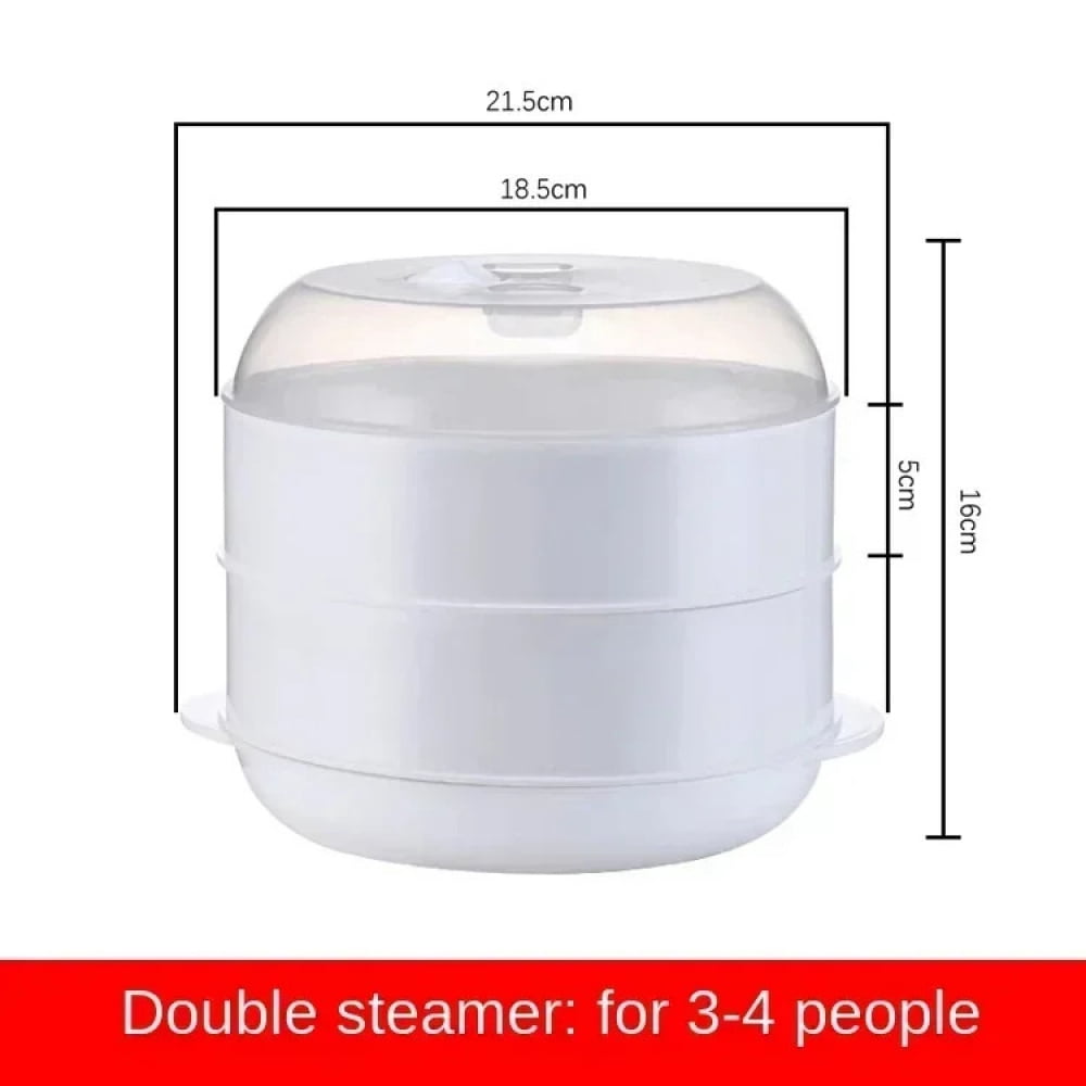 Steamer Containers Microwave Oven Special Steamer Steamed Dumpling Rice Container Steamed ...