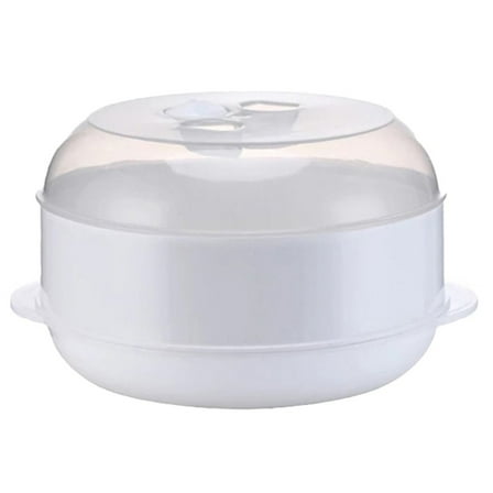 Microwave Oven Special Steamer for Perfect Dumplings & Rice:Easy to Cooking!
